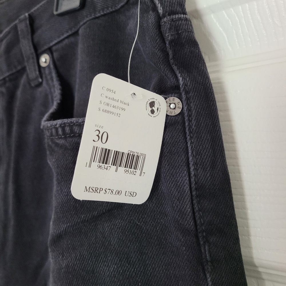 We The Free Maggie Mid Rise Crop Straight Leg Jeans - Picture 7 of 9